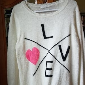 LOVE Light Weight Knit Sweater Size Large